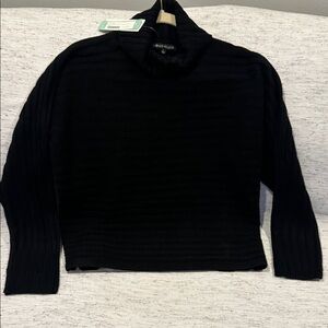 Stylish Black Cowl Neck Sweater